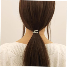 Vintage-Haarband aus Metall, geometrisches Haarband, elastischer Haargummi, stilvolles Accessoire für Damen