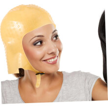 Siliconen haarverfkap voor het kleuren van haar, geschikt als verfapparaat voor salongebruik, highlightset voor het verven van haar.