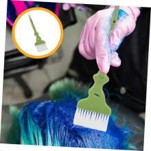 Haarverfborstel voor eenvoudige applicatie. Ergonomische haarverfkam met comfortabele grip. Praktisch en lichtgewicht voor gebruik in de salon.