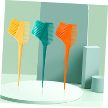 3 pinceles aplicadores de tinte para el cabello, pincel de doble cara para el cuero cabelludo para teñir el cabello.