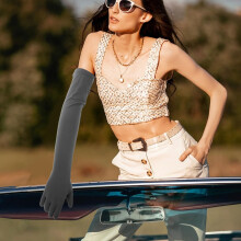 Manches de protection solaire rafraîchissantes et anti-UV pour femmes, manches longues en nylon avec doublure en soie glacée respirante