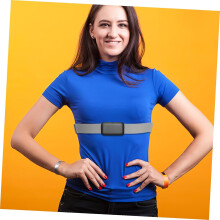 Verstellbarer elastischer Sport-Brustgurt mit Monitorsensor für Outdoor-Fitness, Grau