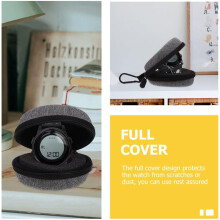 Pudełko na zegarek Eva Shockproof Organizer na zegarek podróżny, uchwyt na zegarek, torba do przechowywania, szary