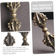 Vajra-Stößel-Verzierung für den Schreibtisch, Messing, Vajra-Stößel-Dekoration, Vintage-Handwerk