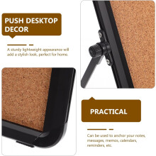 Cork Board Message Board para Home Office Desktop para uso de memos em lembretes do escritório