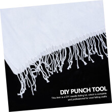 Diy Pure Cotton Scarf Tie-dye Scarf for Boys and Girls Creative Crafting Fashion Accessory
