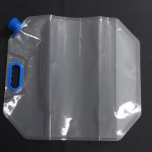 15-Liter-Faltwasserkanister mit großem Fassungsvermögen, blauem Griff, tragbarer Wasserbehälter für den Außenbereich