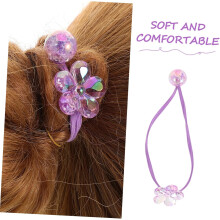 14 elastici per capelli con perline e fiori, graziosi, per bambine, con cristalli, per bambini e bambine, accessori per capelli.