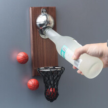 Magnetico con tappo con apribottiglie Materiale da basket in acciaio inossidabile Facile da progettare Collezionista e da usare