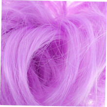 2 Stück Brauthaargummis, lockige synthetische Haarknoten, Messy Bun-Haarteile für Damen, Accessoires für Hochzeitsfeiern
