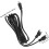 2 Meter Recliner Lever Cable Replacement Black Plastic Power Cord Splitter 3