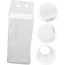 Beutel weiße dekorative Servietten mit geprägtem Muschelmuster, Großpackung Papierhandtücher für
