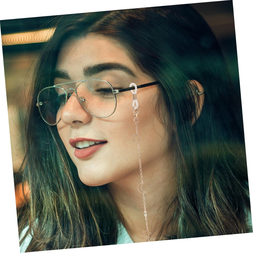 Hkhbjs Copper Glasses Chain Necklace For Women Stylish Eyewear Holder Strap Anti-Lost Eyeglass Lanyard