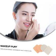 20 stk. elastiske pudderpuffer hudvennlige sminkesvamper våte og tørre applikatorer for rouge og concealer assorterte stiler