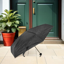 Mini guarda-chuva compacto dobrável guarda-chuva de viagem leve UV protegido à prova de vento para mochila e saco