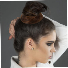 2er-Pack Haarknoten-Maker in Donut-Form, Haargummis und Haargummis für Frauen und Mädchen
