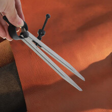 Leathercraft Espaçamento Bússola 150mm Divisor de Precisão Ferramenta Mola Marcação Gauge