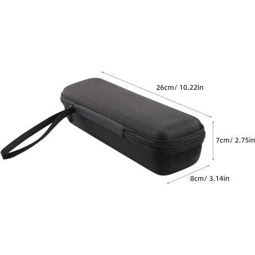Dual Microphone Storage Case Featuring Drop-Proof EVA Shell and Secure Zipper Lightweight Portable