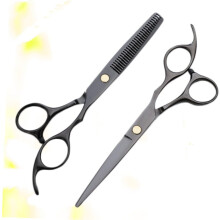 2 tijeras profesionales para cortar el cabello, tijeras de barbero para uso doméstico y en salones de belleza.