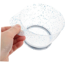 2pcs Plastic Hair Dyeing Mixing Bowls for Hair Colorist Tools Home Salon Use Mixing Kit