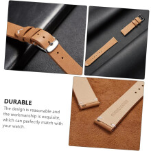 Echtes Lederarmband für modische Uhren, schmales Armband mit Schnellverschluss, aus hochwertigem Leder
