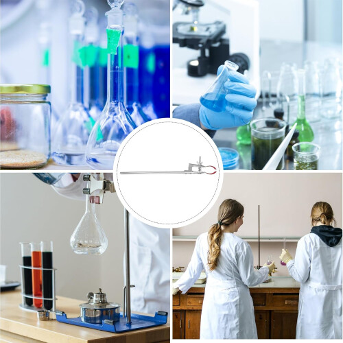 Extended 28cm Flask Clip Laboratory Beaker Clamp Holder Universal 2