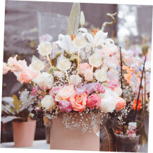 Set suporturi și bețișoare pentru ciocolată pentru ambalaje florale DIY pentru buchete de Ziua Îndrăgostiților