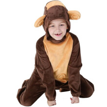 Kreatives Affen-Cosplay-Kostüm für Halloween – lustiges Tier-Rollenspiel-Outfit, Größe XS, leicht anzuziehen, bequemes Material