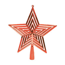 Étoile de sapin de Noël en plastique pentagramme à 5 pointes