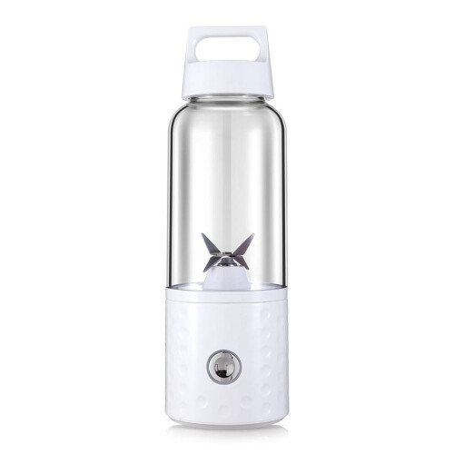 Portable Blender Mini Smoothie Maker USB Rechargeable White