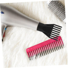 2pcs Hair Dryer Comb The Wind Mouth Blow Dryer Nozzle Comb Attachment for Blowout Brush Use