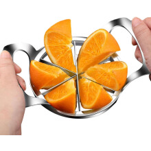 Coupe-oranges en acier inoxydable à 6 lames, outil de cuisine