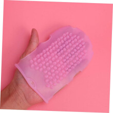 2 Stück doppelseitige Peeling-Badehandschuhe/Duschhandschuhe zur Entfernung abgestorbener Hautschüppchen und zur Tiefenreinigung der Poren.
