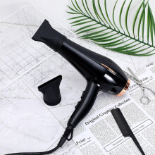 2 Stück schwarze Haartrocknerdüsenaufsätze mit 4-4,8 cm Durchmesser, Diffusor für Haartrockner, Ersatz-Haarstyling-Werkzeug