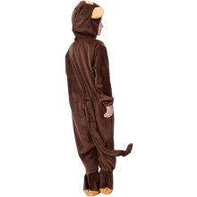 Kreatives Affen-Cosplay-Kostüm für Halloween – lustiges Tier-Rollenspiel-Outfit, Größe XS, leicht anzuziehen, bequemes Material