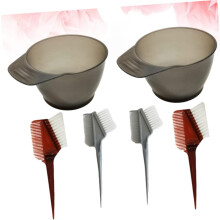 6pcs Hair Dye Bowl Set for Hair Coloring Tools Mixing Bowls for Home Use Assorted Style Color