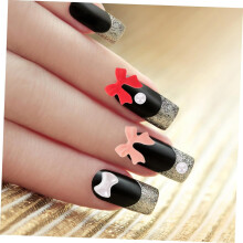 Nail Art Accessories Cute Resin Bowknot Manicure Supplies Bow Shaped Nail Charms Ornaments for Festival and Celebration