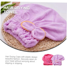 2 weiche, schnelltrocknende Haarhandtücher für die Dusche, wasserabsorbierende Kopftücher, Haarwickel für Damen, praktische Anwendung