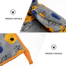 Hitzeisolierendes Topflappen-Set aus Baumwolle, rutschfest und einfach zu verwenden, für optimalen Schutz beim Kochen und Backen in der Küche