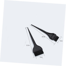 3pcs Hair Dyeing Brush Plate Professional Coloring Applicator Tool Kit Hair Tinting Tool for Salon Hairdressing Home Use