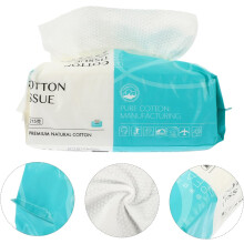 Cotton Face Cleaning Wipes Makeup Remover Wipes Practical Washcloth