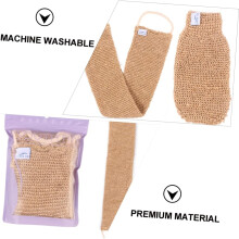 Rückenschrubber aus Ramie-Jute, Badetuch, Peeling-Duschgürtel zur Körperreinigung, Naturfasern, geeignet