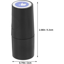 2pcs portátil golfe bola estampador conjunto impermeável UV-sensível golfe marcação ferramenta