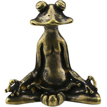 Porte-encens vintage en laiton, style grenouille, 1 pièce