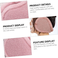Warm Earmuffs Plush Ear Cover for Winter Furry Design for Outdoor Activities like Shooting