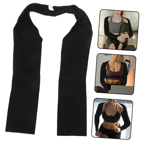 Modellatore per braccia da donna, manica lunga, con design push-up e vita stretta