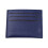 Porte-cartes en cuir bleu à 7 compartiments 1