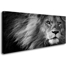 Impression sur toile abstraite gris-brun 12x16 pouces sans cadre