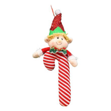 Green Plush Elf Christmas Tree Topper with Velcro – 15.35