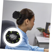 6pcs Breathable Flower Design Hair Bun Cover Lightweight and Comfortable Hair Net for Women for Dancers and Styling